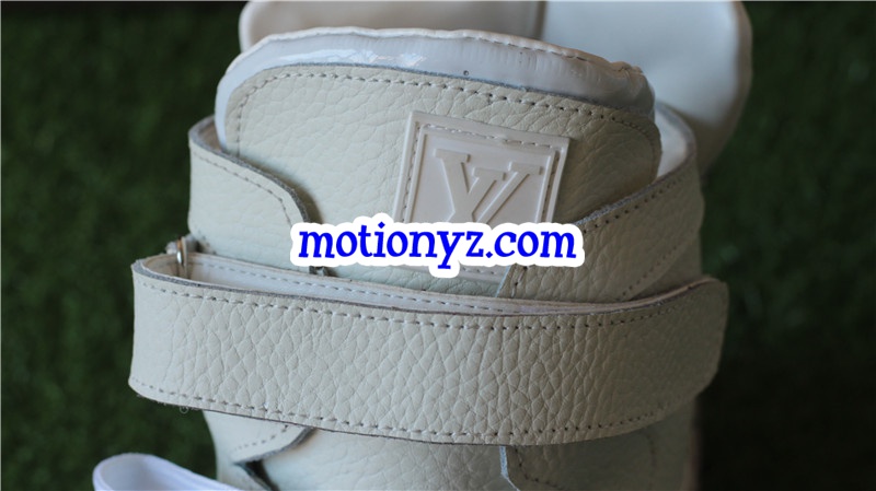 Brand Sneaker High Top Cream White